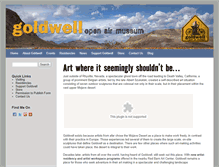 Tablet Screenshot of goldwellmuseum.org